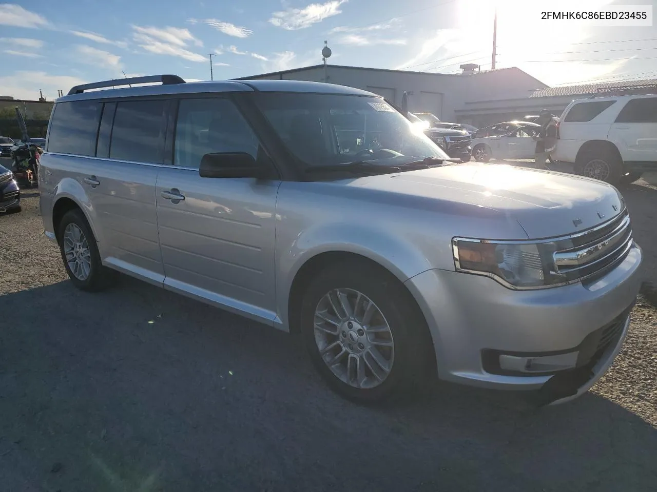 2014 Ford Flex Sel VIN: 2FMHK6C86EBD23455 Lot: 76725534