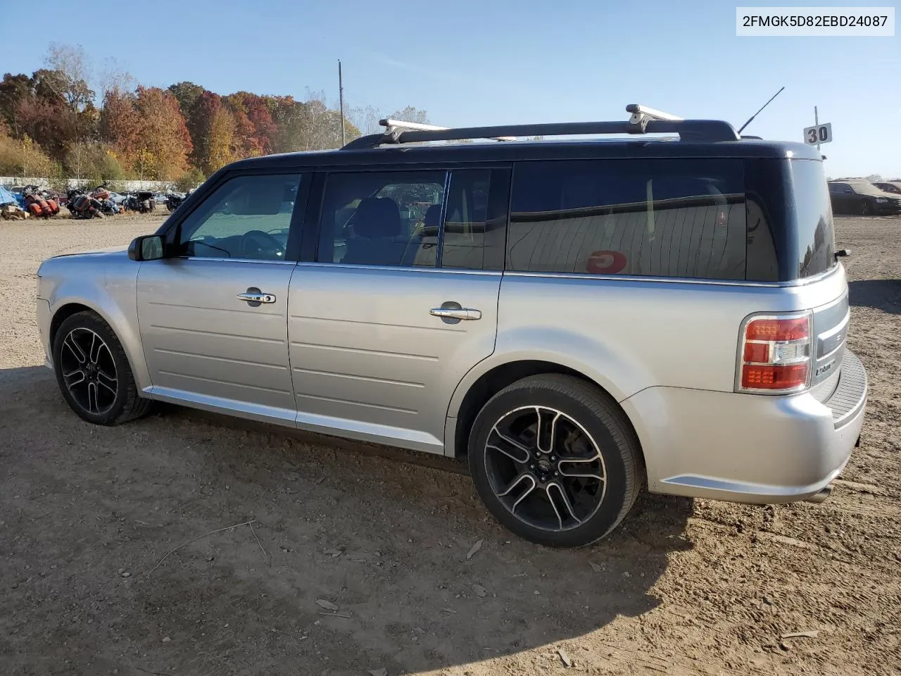 2014 Ford Flex Limited VIN: 2FMGK5D82EBD24087 Lot: 76733484