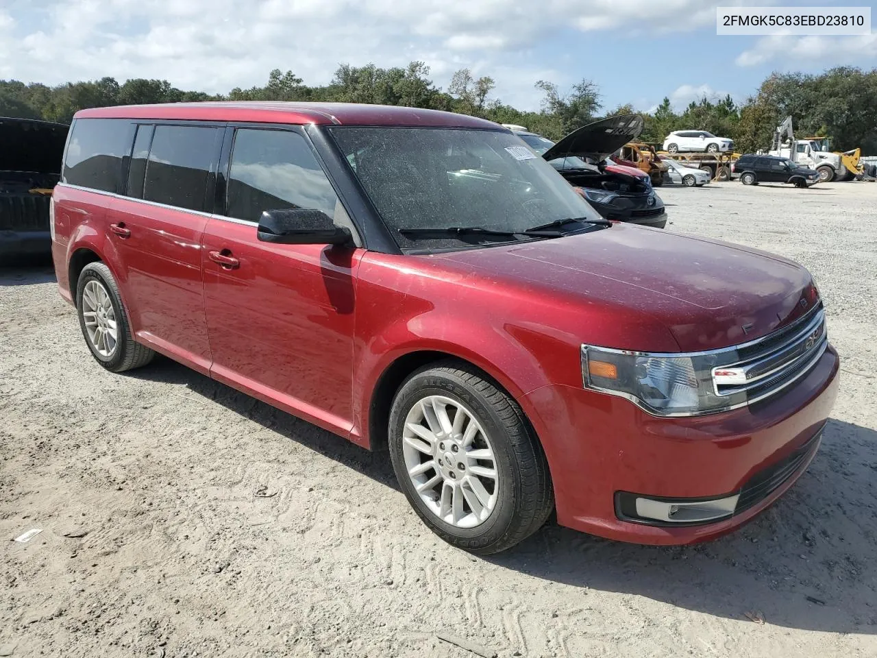 2014 Ford Flex Sel VIN: 2FMGK5C83EBD23810 Lot: 77017114