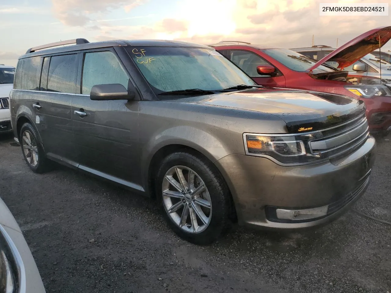 2014 Ford Flex Limited VIN: 2FMGK5D83EBD24521 Lot: 77412884