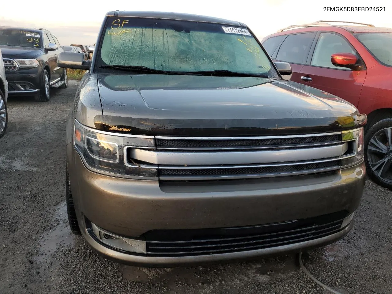 2014 Ford Flex Limited VIN: 2FMGK5D83EBD24521 Lot: 77412884