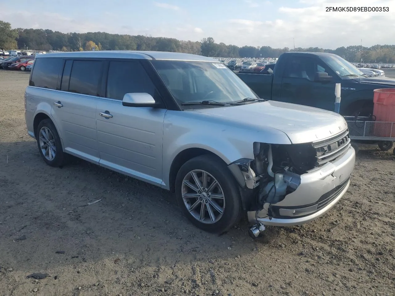 2014 Ford Flex Limited VIN: 2FMGK5D89EBD00353 Lot: 77749824