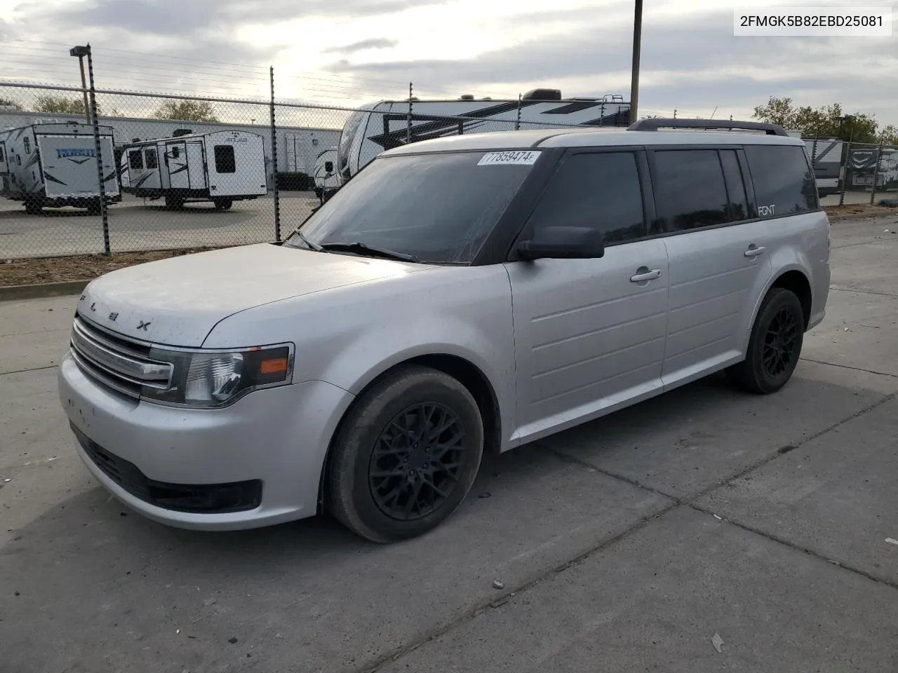 2014 Ford Flex Se VIN: 2FMGK5B82EBD25081 Lot: 77859474