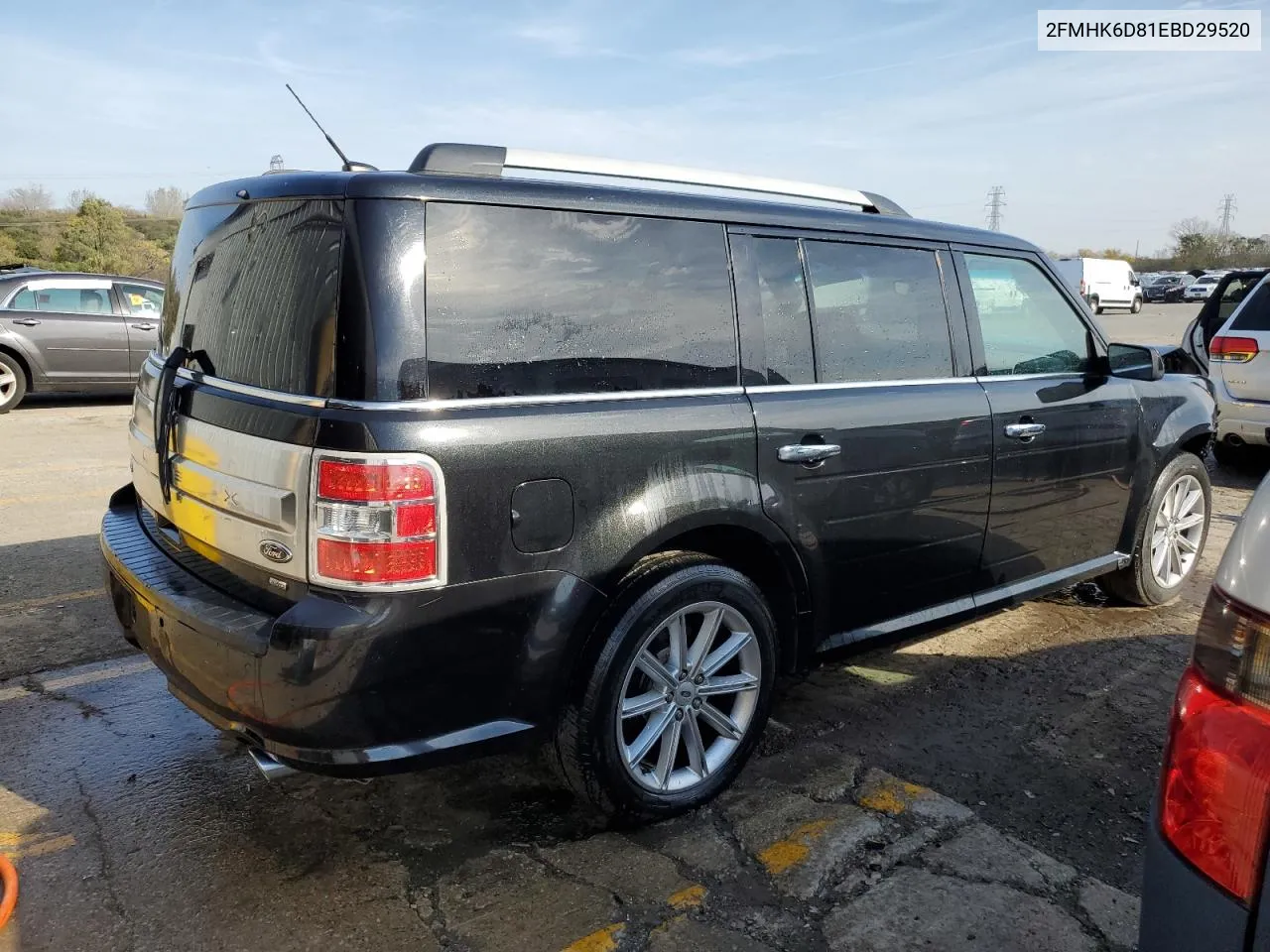 2014 Ford Flex Limited VIN: 2FMHK6D81EBD29520 Lot: 78032314