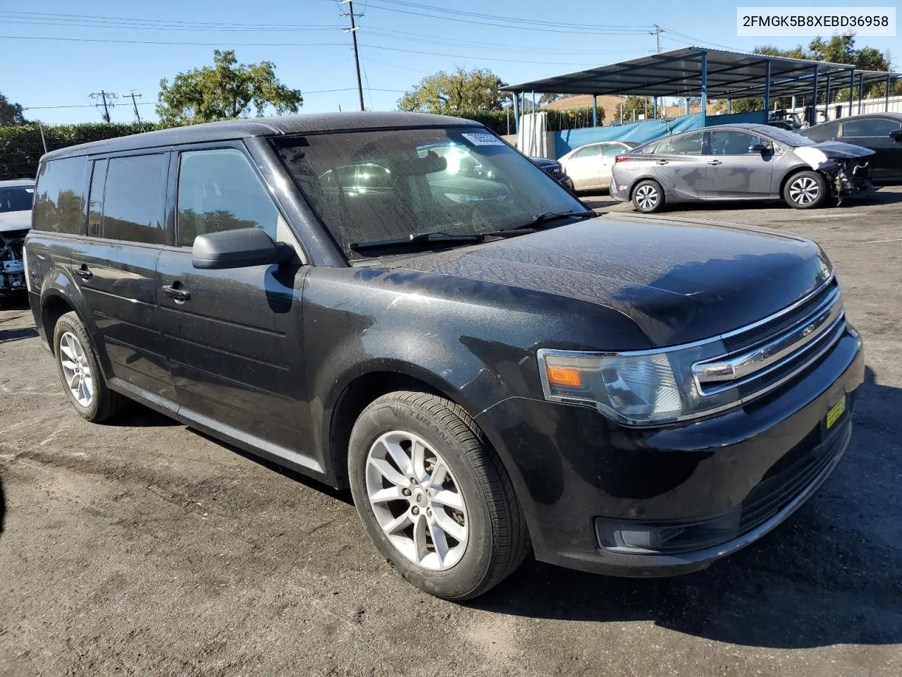 2014 Ford Flex Se VIN: 2FMGK5B8XEBD36958 Lot: 78055324