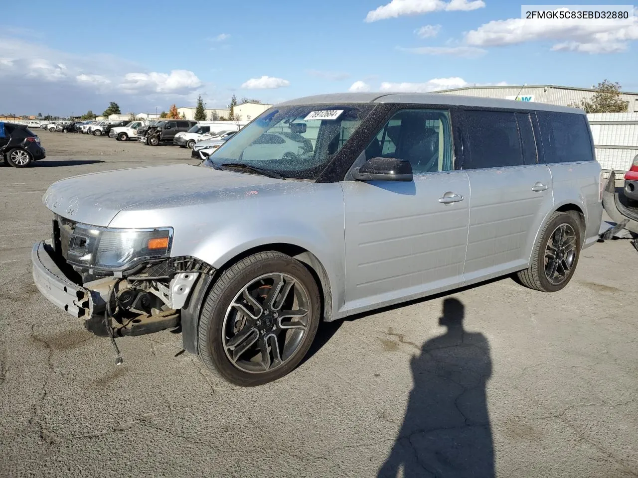 2014 Ford Flex Sel VIN: 2FMGK5C83EBD32880 Lot: 78912684