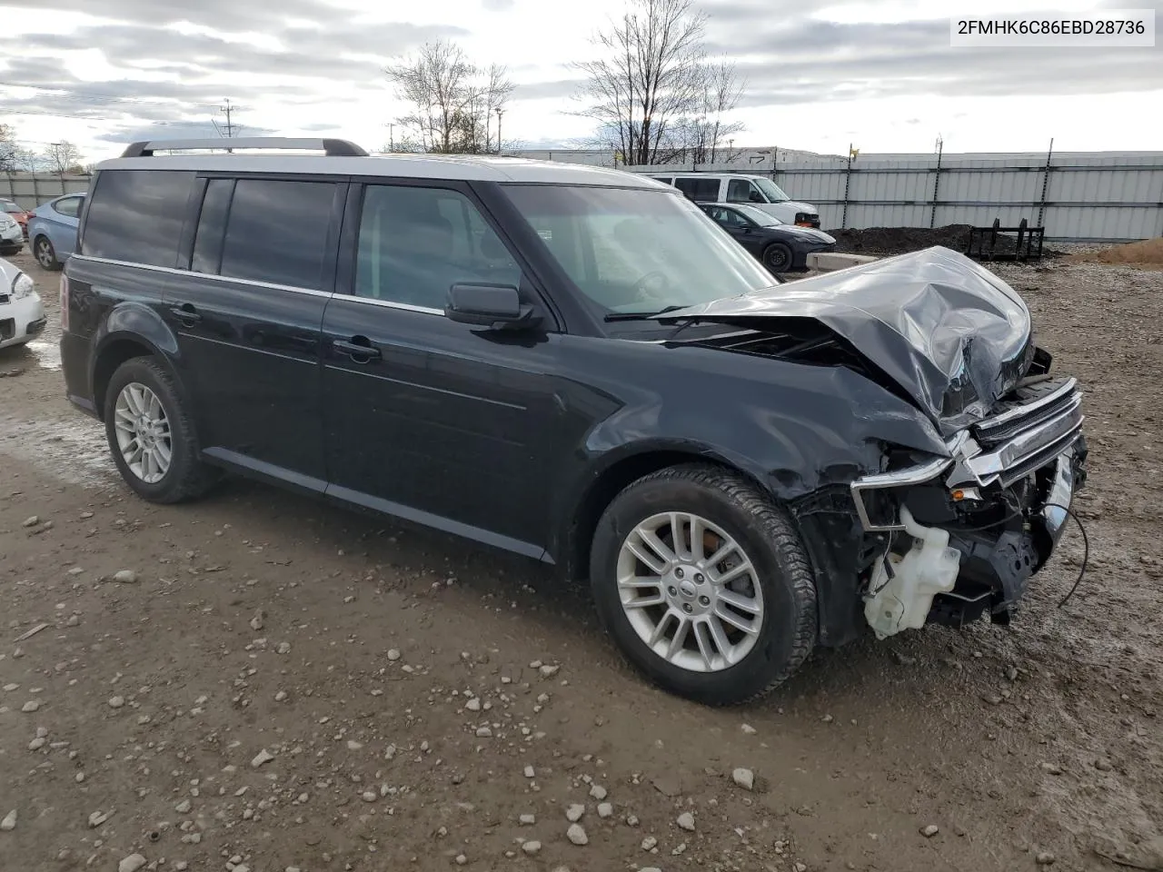 2014 Ford Flex Sel VIN: 2FMHK6C86EBD28736 Lot: 79545624