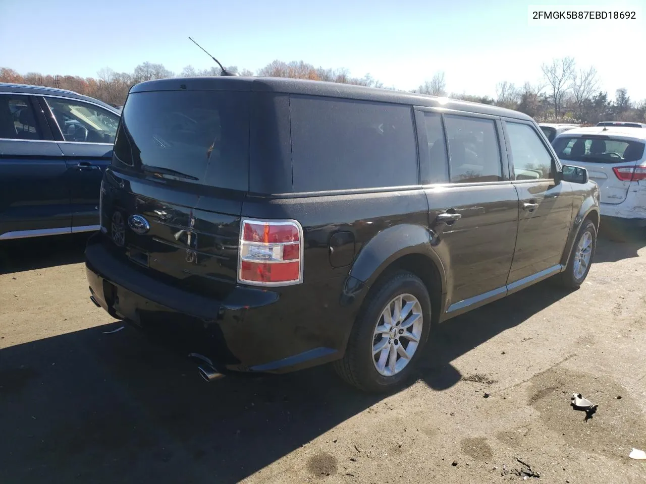 2014 Ford Flex Se VIN: 2FMGK5B87EBD18692 Lot: 79973714