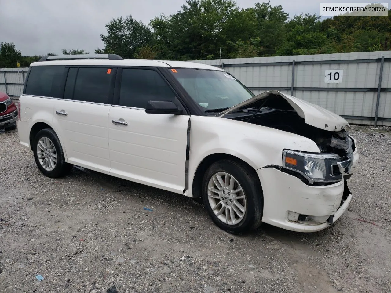 2FMGK5C87FBA20076 2015 Ford Flex Sel