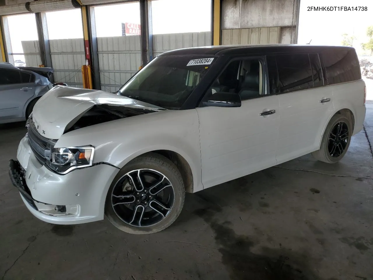 2015 Ford Flex Limited VIN: 2FMHK6DT1FBA14738 Lot: 71038284