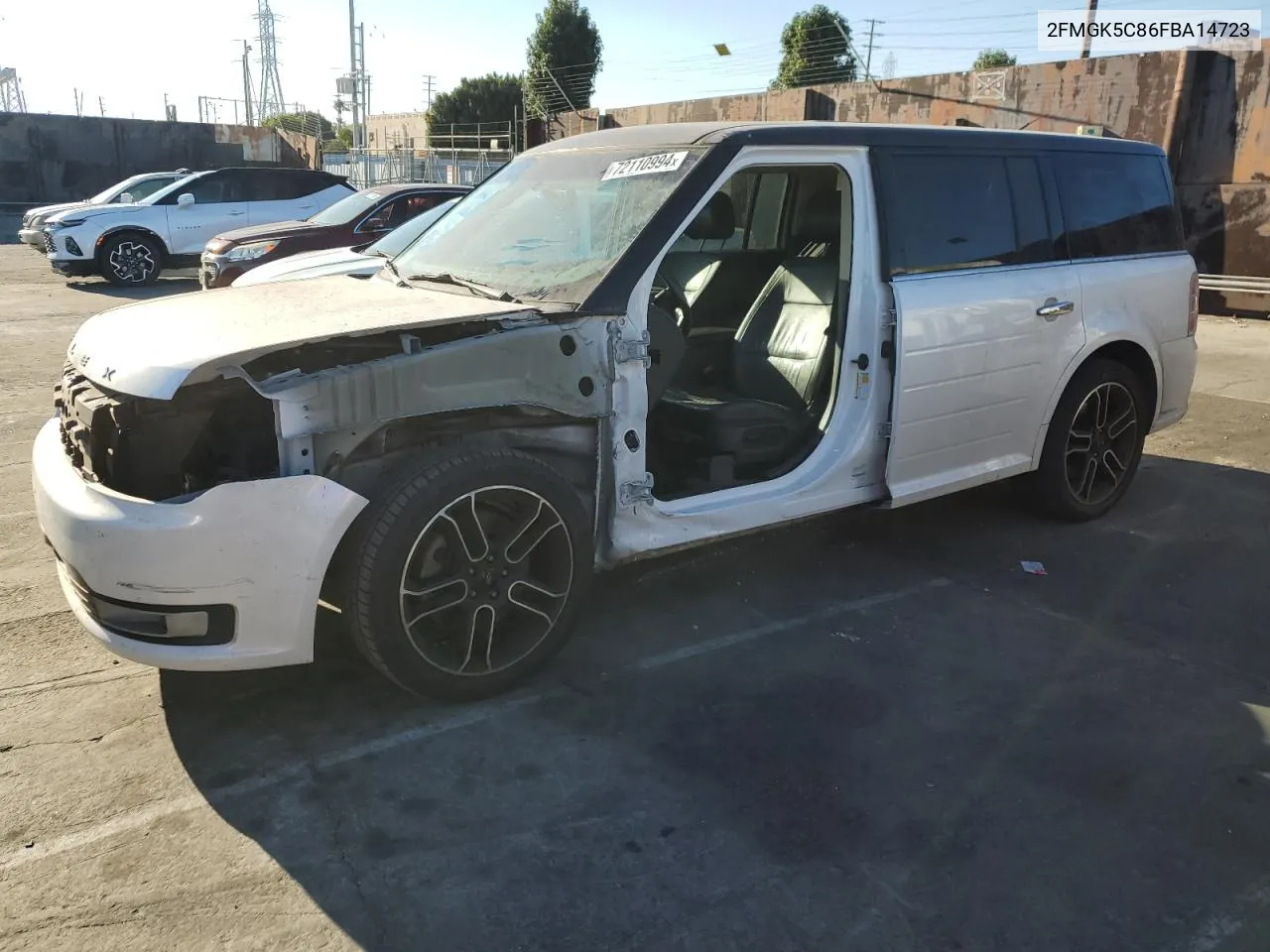 2015 Ford Flex Sel VIN: 2FMGK5C86FBA14723 Lot: 72110994