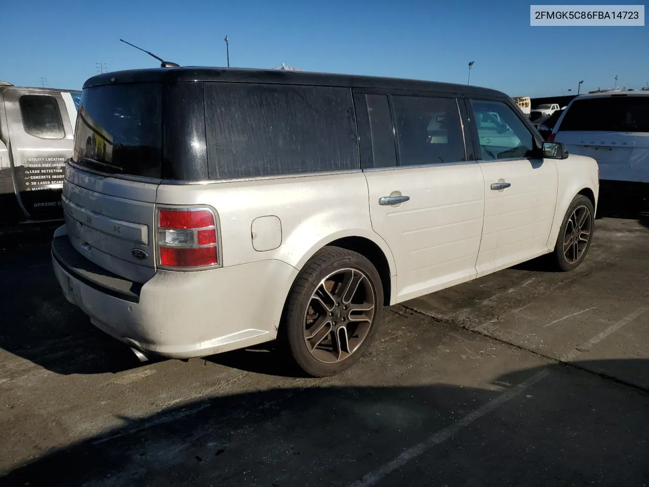 2015 Ford Flex Sel VIN: 2FMGK5C86FBA14723 Lot: 72110994