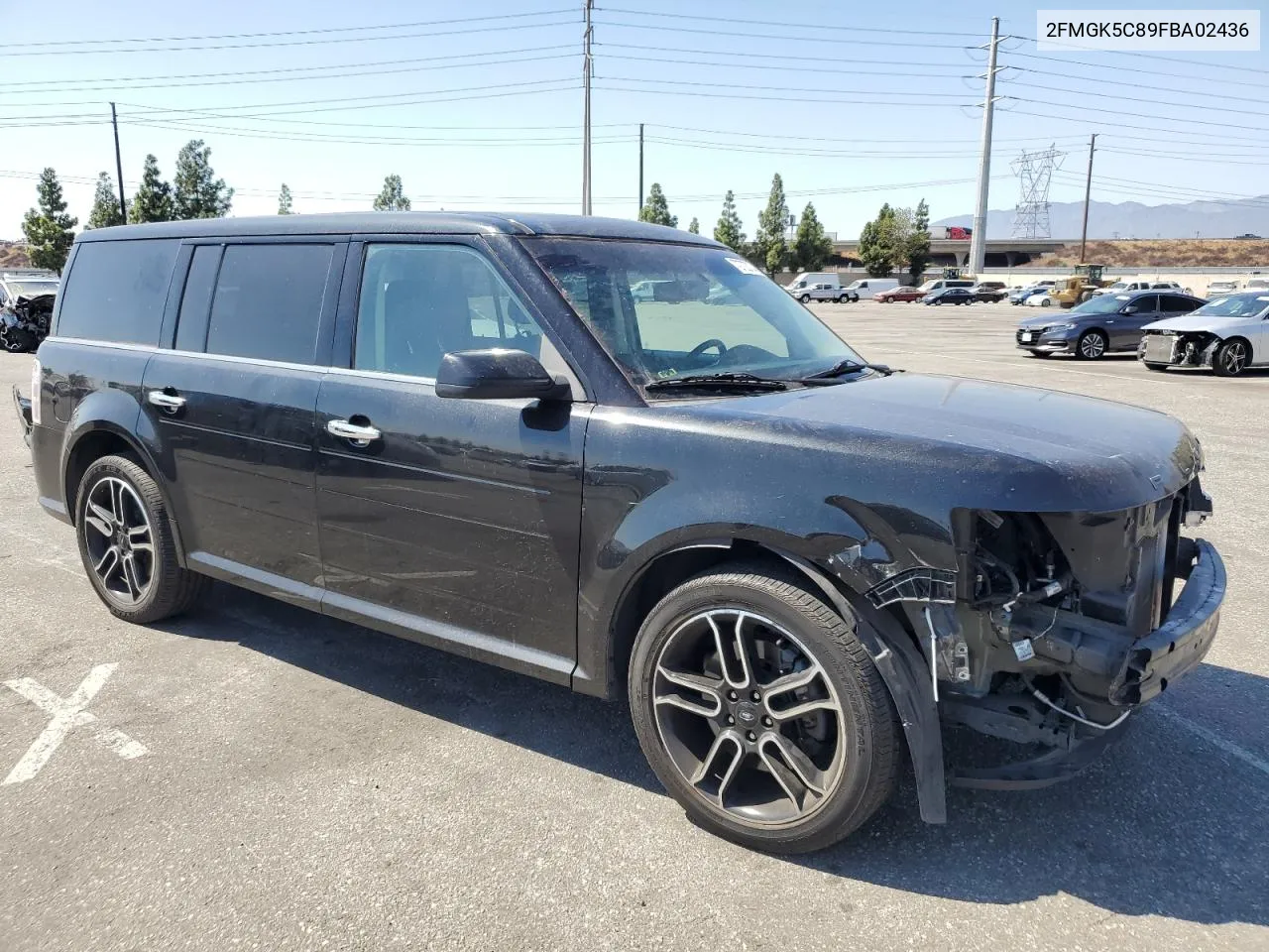 2015 Ford Flex Sel VIN: 2FMGK5C89FBA02436 Lot: 72723734