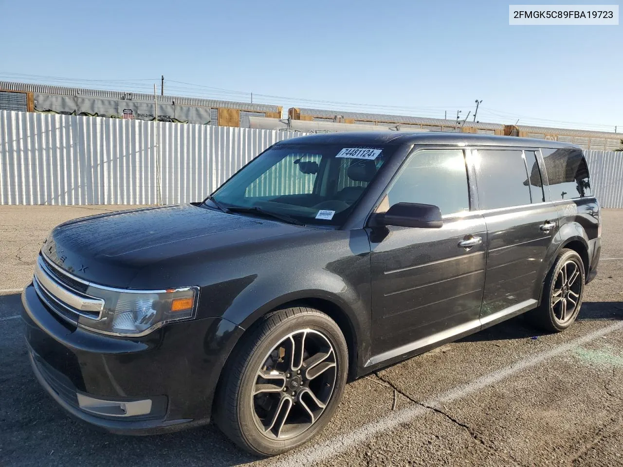 2015 Ford Flex Sel VIN: 2FMGK5C89FBA19723 Lot: 74481124