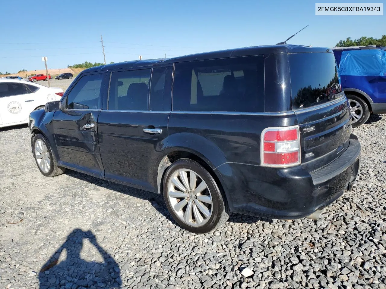 2015 Ford Flex Sel VIN: 2FMGK5C8XFBA19343 Lot: 75300054