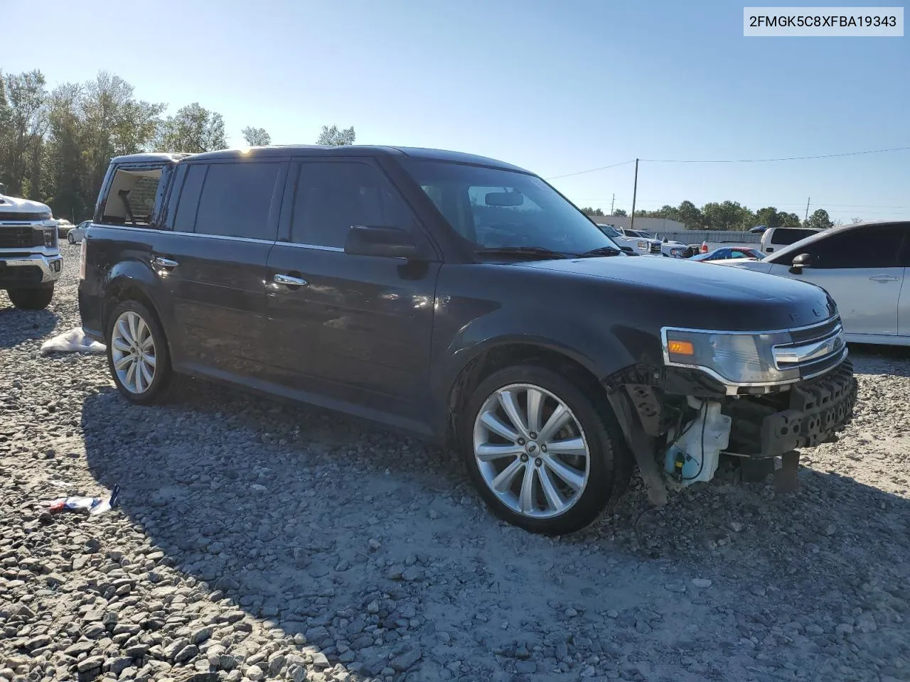 2015 Ford Flex Sel VIN: 2FMGK5C8XFBA19343 Lot: 75300054