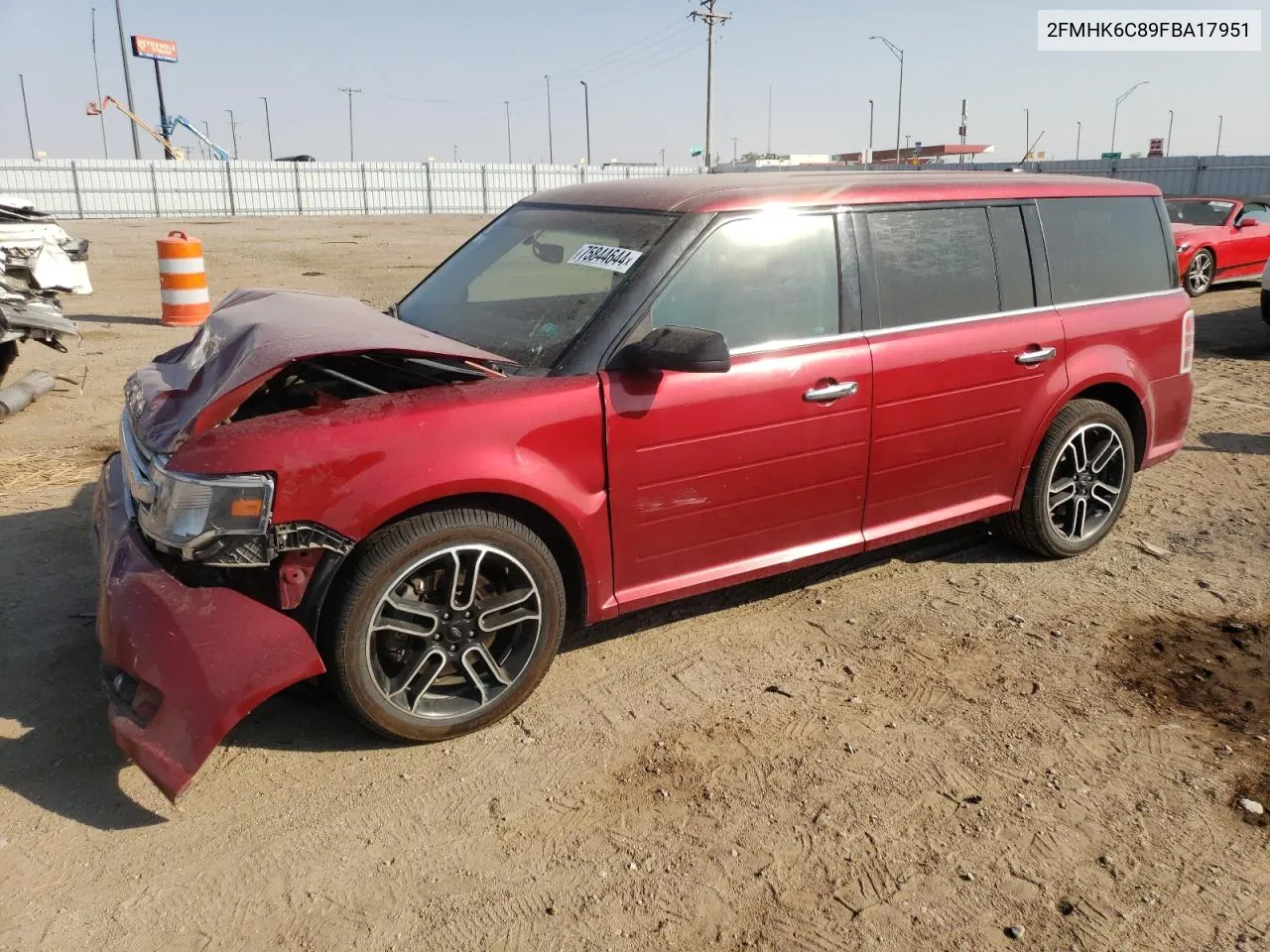 2FMHK6C89FBA17951 2015 Ford Flex Sel