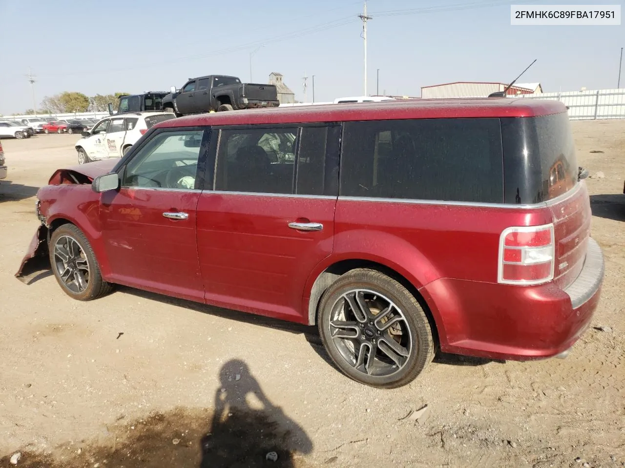 2015 Ford Flex Sel VIN: 2FMHK6C89FBA17951 Lot: 75844644