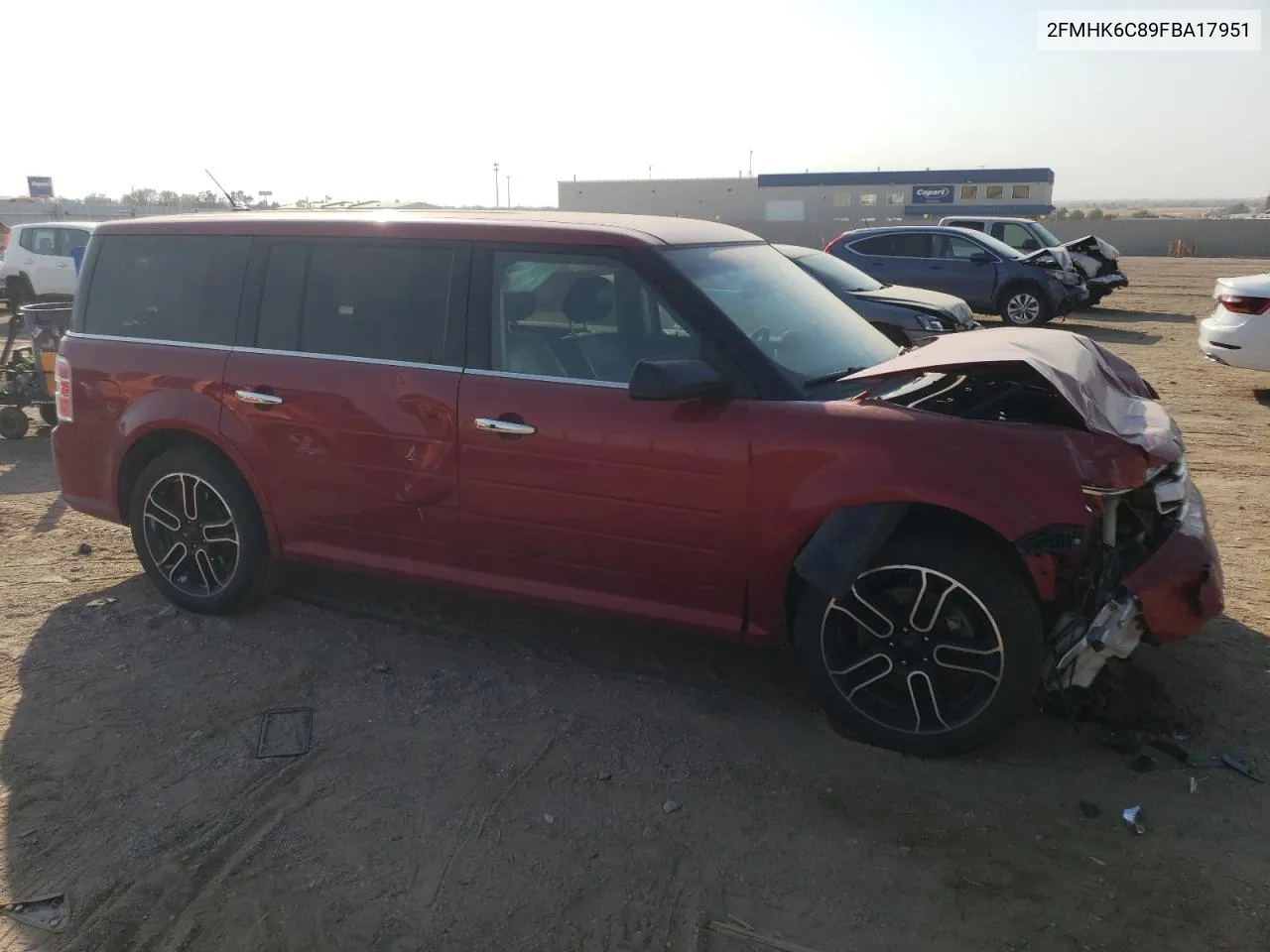 2015 Ford Flex Sel VIN: 2FMHK6C89FBA17951 Lot: 75844644