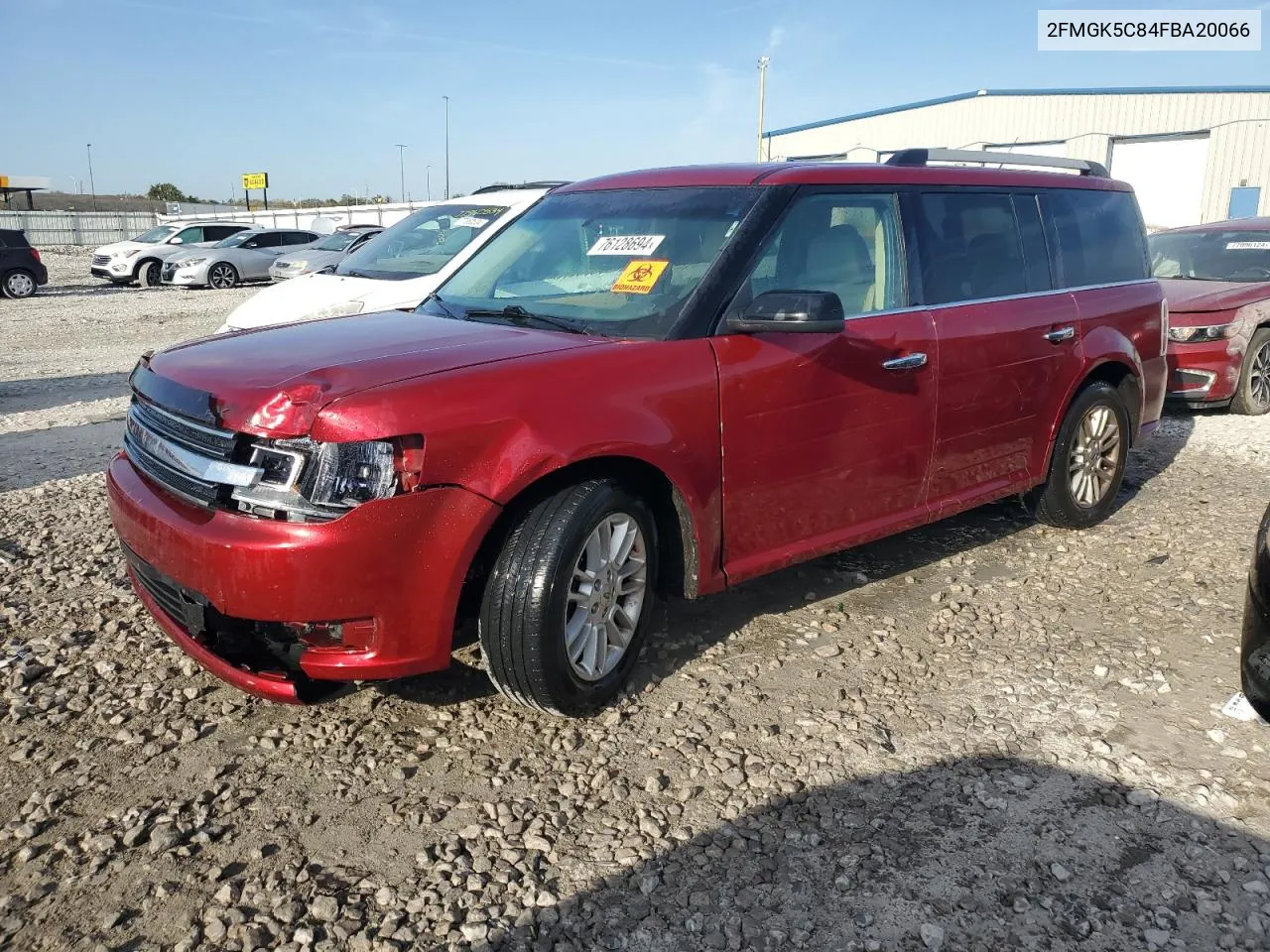 2015 Ford Flex Sel VIN: 2FMGK5C84FBA20066 Lot: 76128694