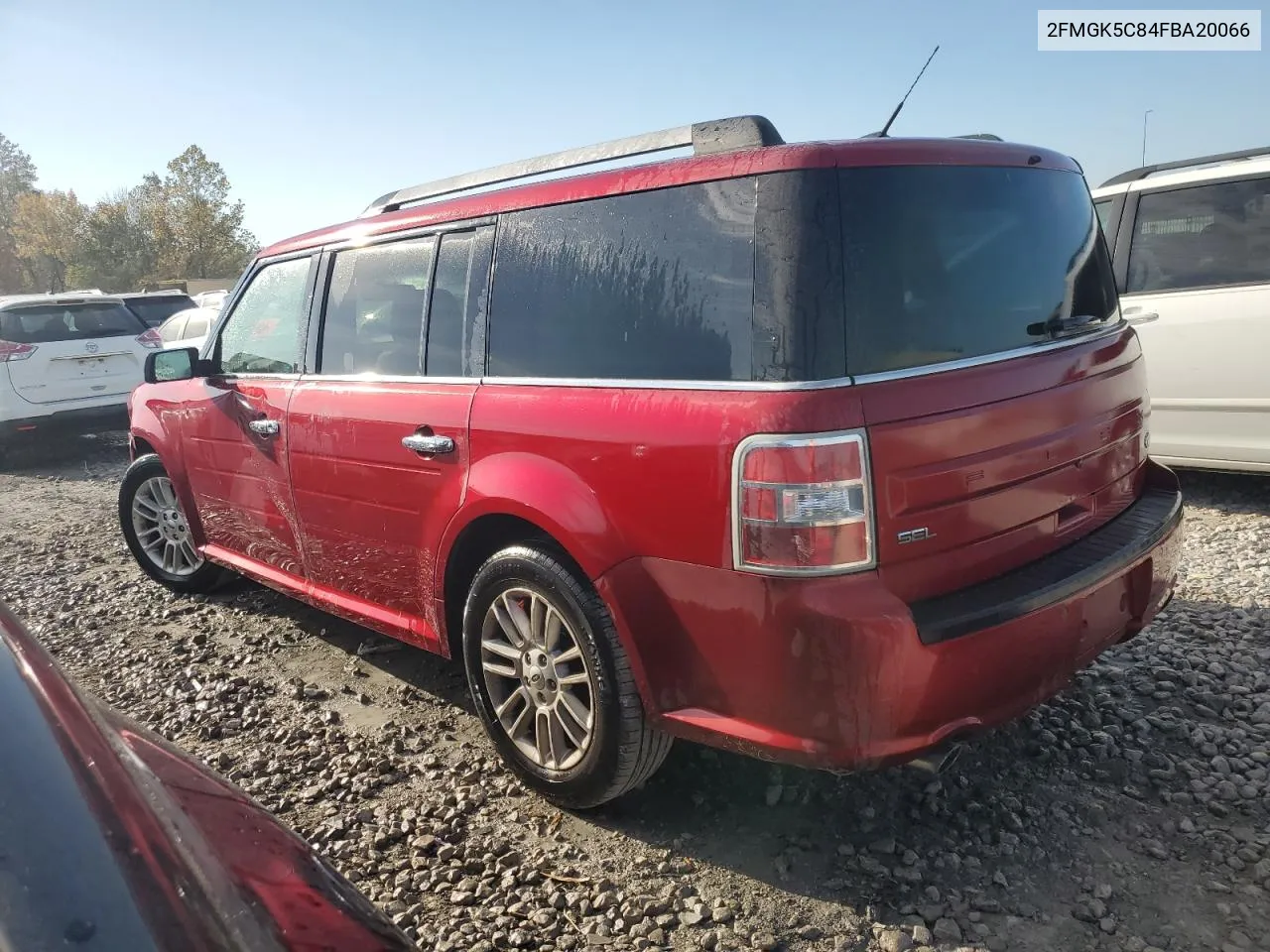 2015 Ford Flex Sel VIN: 2FMGK5C84FBA20066 Lot: 76128694