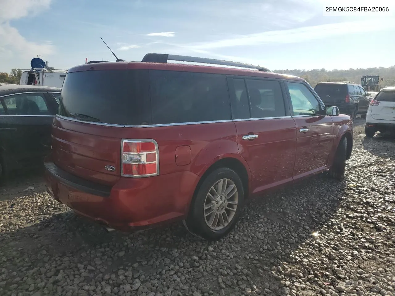 2015 Ford Flex Sel VIN: 2FMGK5C84FBA20066 Lot: 76128694