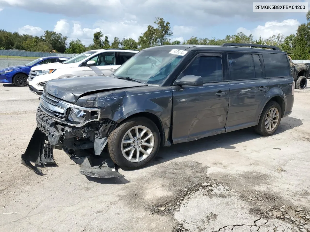 2015 Ford Flex Se VIN: 2FMGK5B8XFBA04200 Lot: 76865344