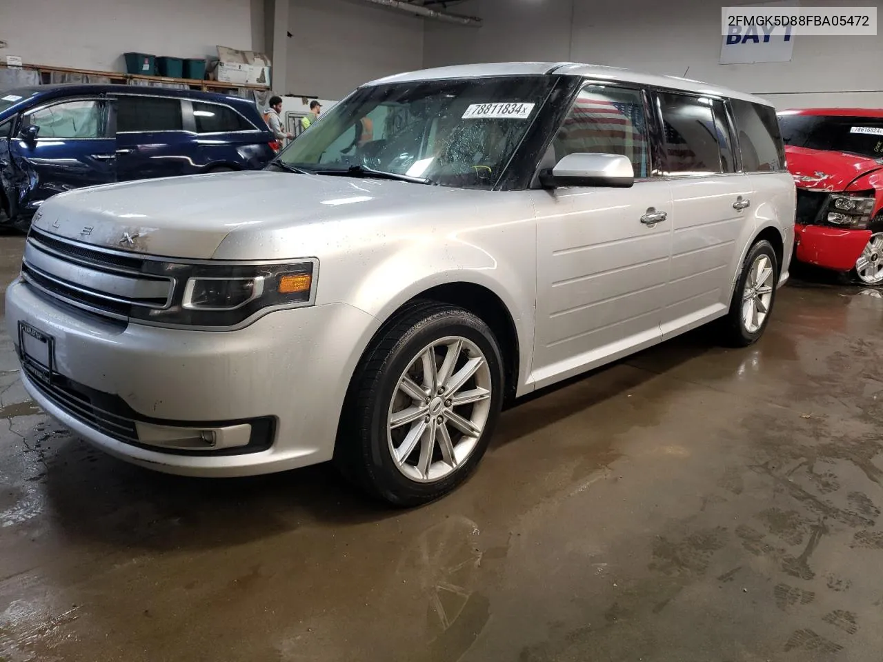 2015 Ford Flex Limited VIN: 2FMGK5D88FBA05472 Lot: 78811834