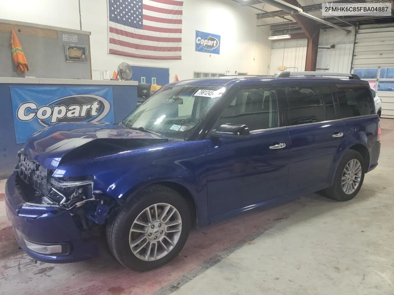 2015 Ford Flex Sel VIN: 2FMHK6C85FBA04887 Lot: 79812454