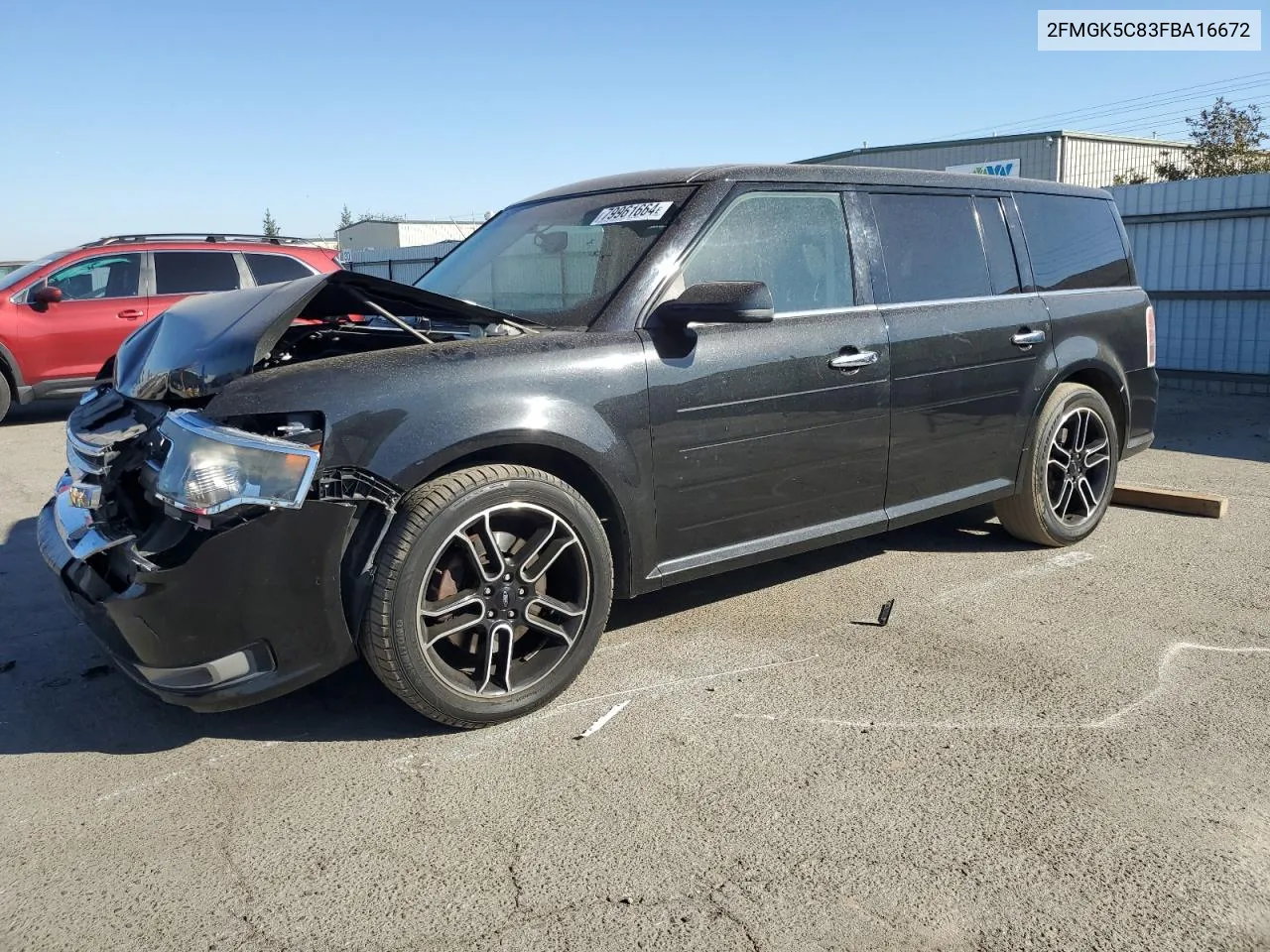 2015 Ford Flex Sel VIN: 2FMGK5C83FBA16672 Lot: 79961664