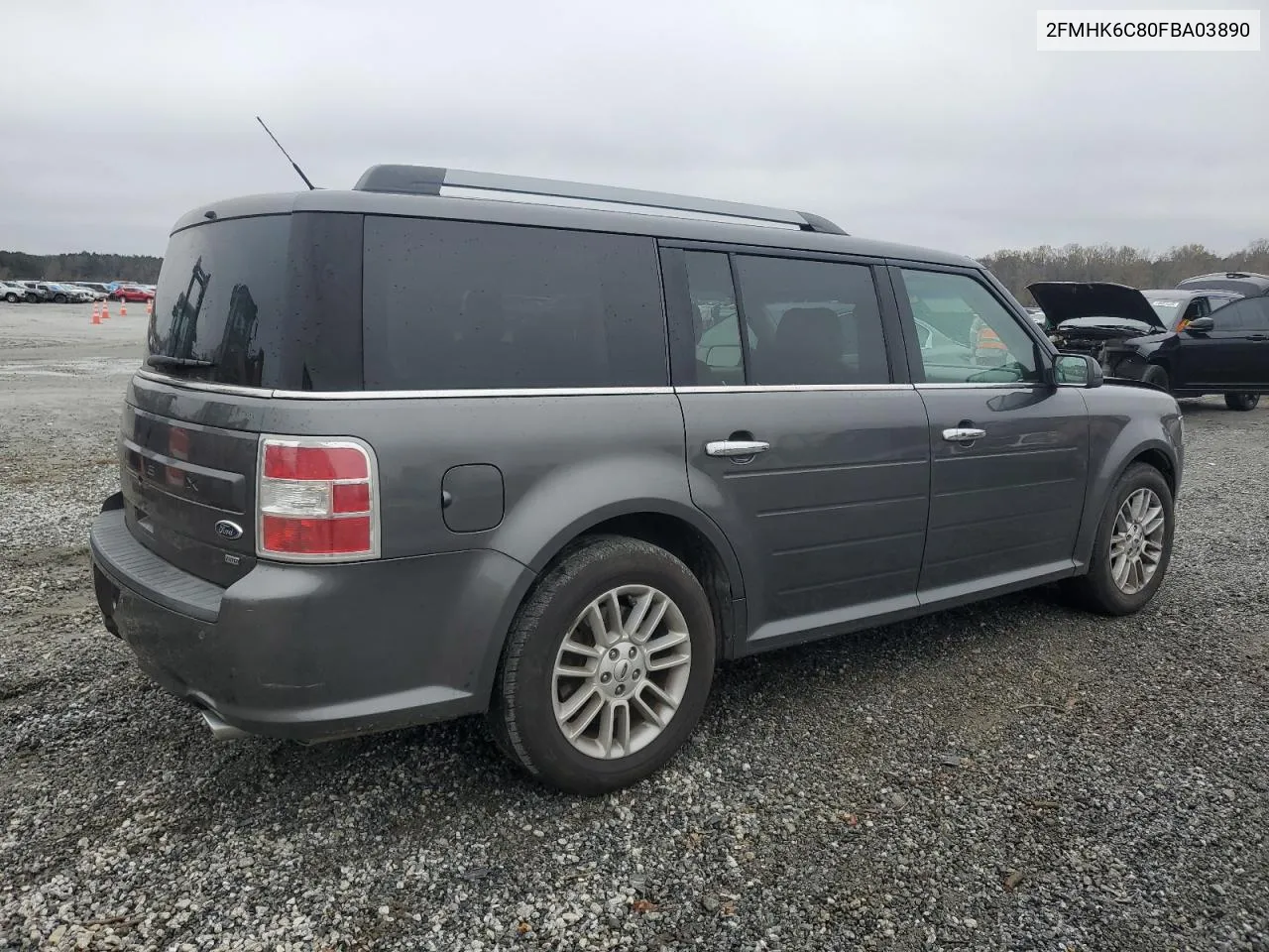 2015 Ford Flex Sel VIN: 2FMHK6C80FBA03890 Lot: 80045484