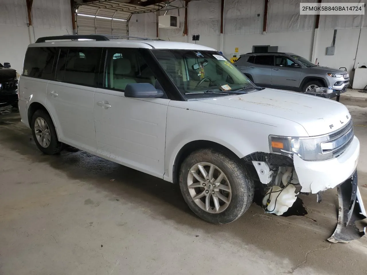 2016 Ford Flex Se VIN: 2FMGK5B84GBA14724 Lot: 50369834