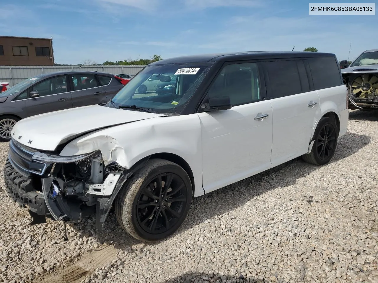 2016 Ford Flex Sel VIN: 2FMHK6C85GBA08133 Lot: 58470814