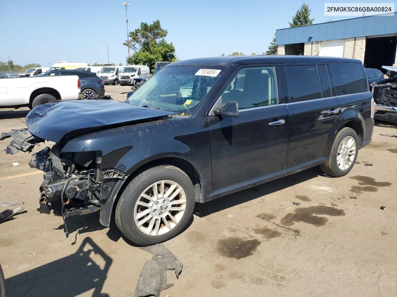 2016 Ford Flex Sel VIN: 2FMGK5C86GBA00824 Lot: 71524684