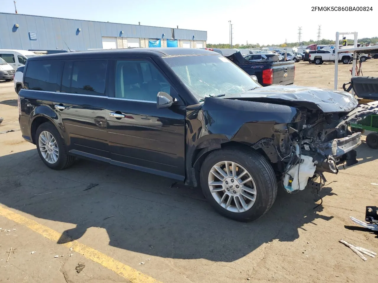 2016 Ford Flex Sel VIN: 2FMGK5C86GBA00824 Lot: 71524684