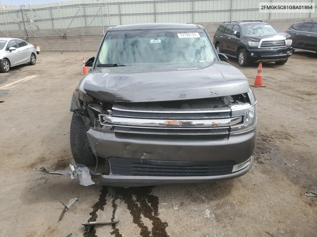 2FMGK5C81GBA01864 2016 Ford Flex Sel