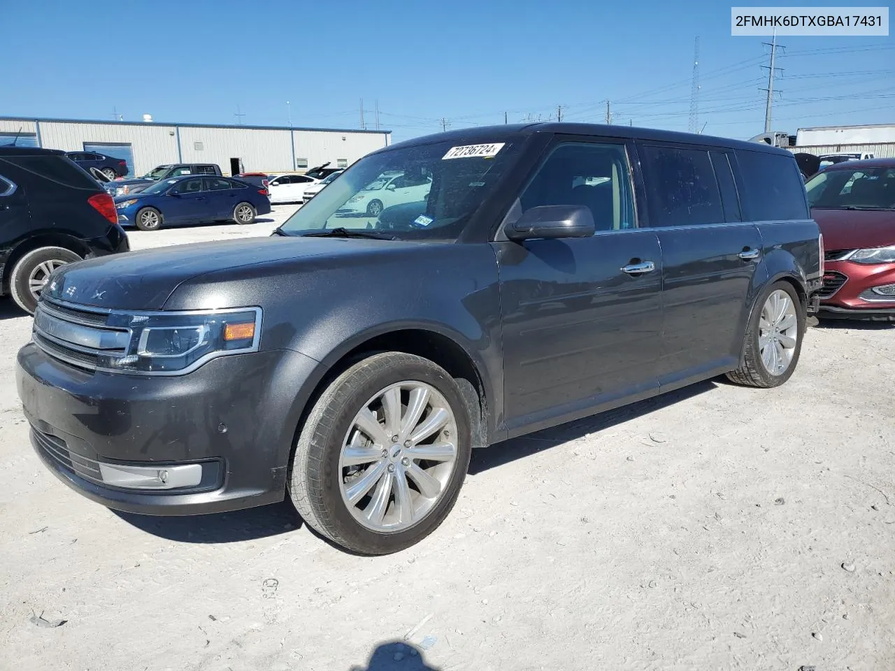 2016 Ford Flex Limited VIN: 2FMHK6DTXGBA17431 Lot: 72736724