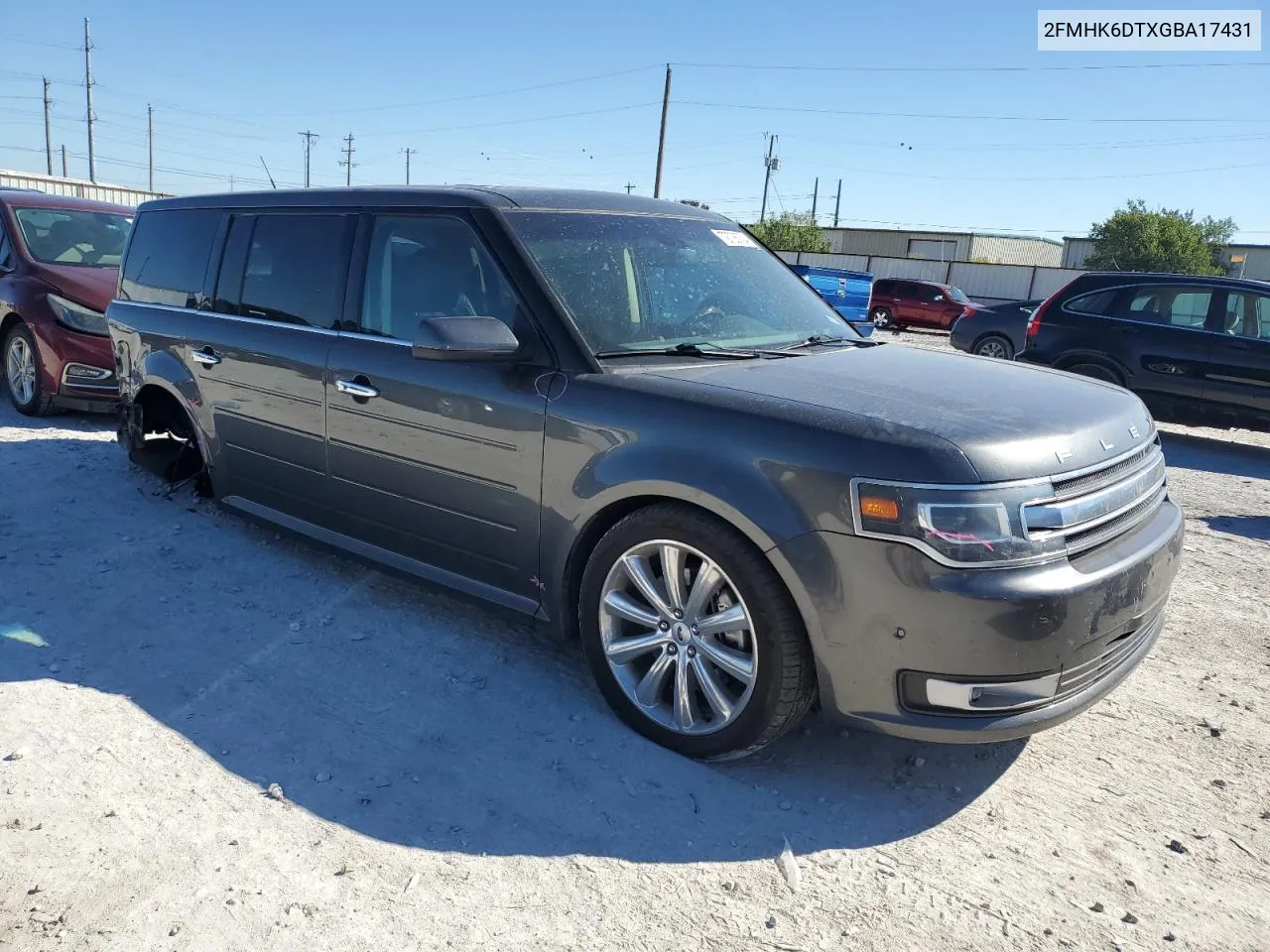 2016 Ford Flex Limited VIN: 2FMHK6DTXGBA17431 Lot: 72736724