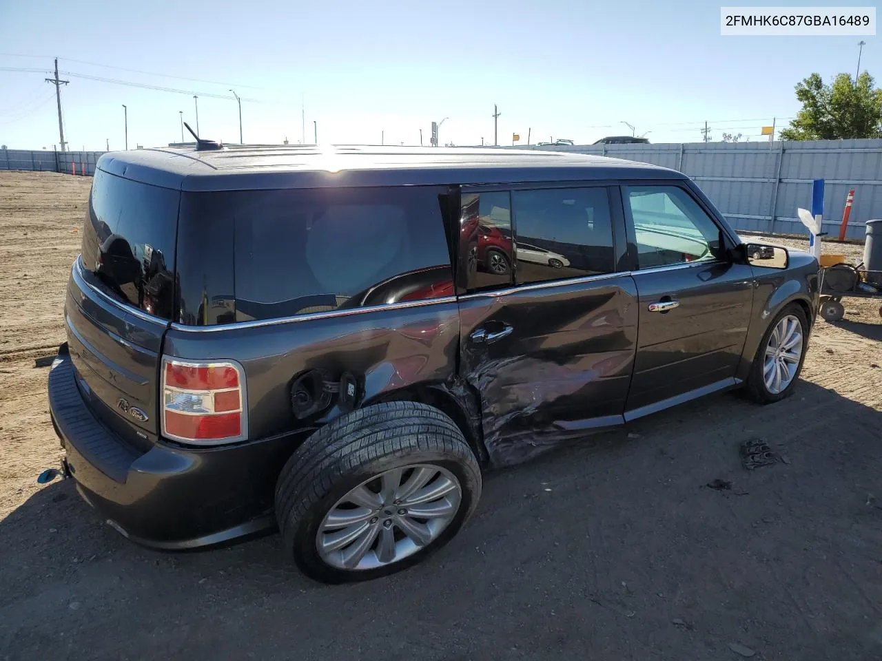 2016 Ford Flex Sel VIN: 2FMHK6C87GBA16489 Lot: 73227564