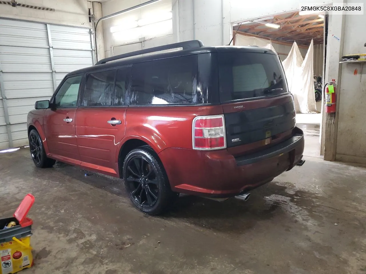 2FMGK5C8XGBA20848 2016 Ford Flex Sel