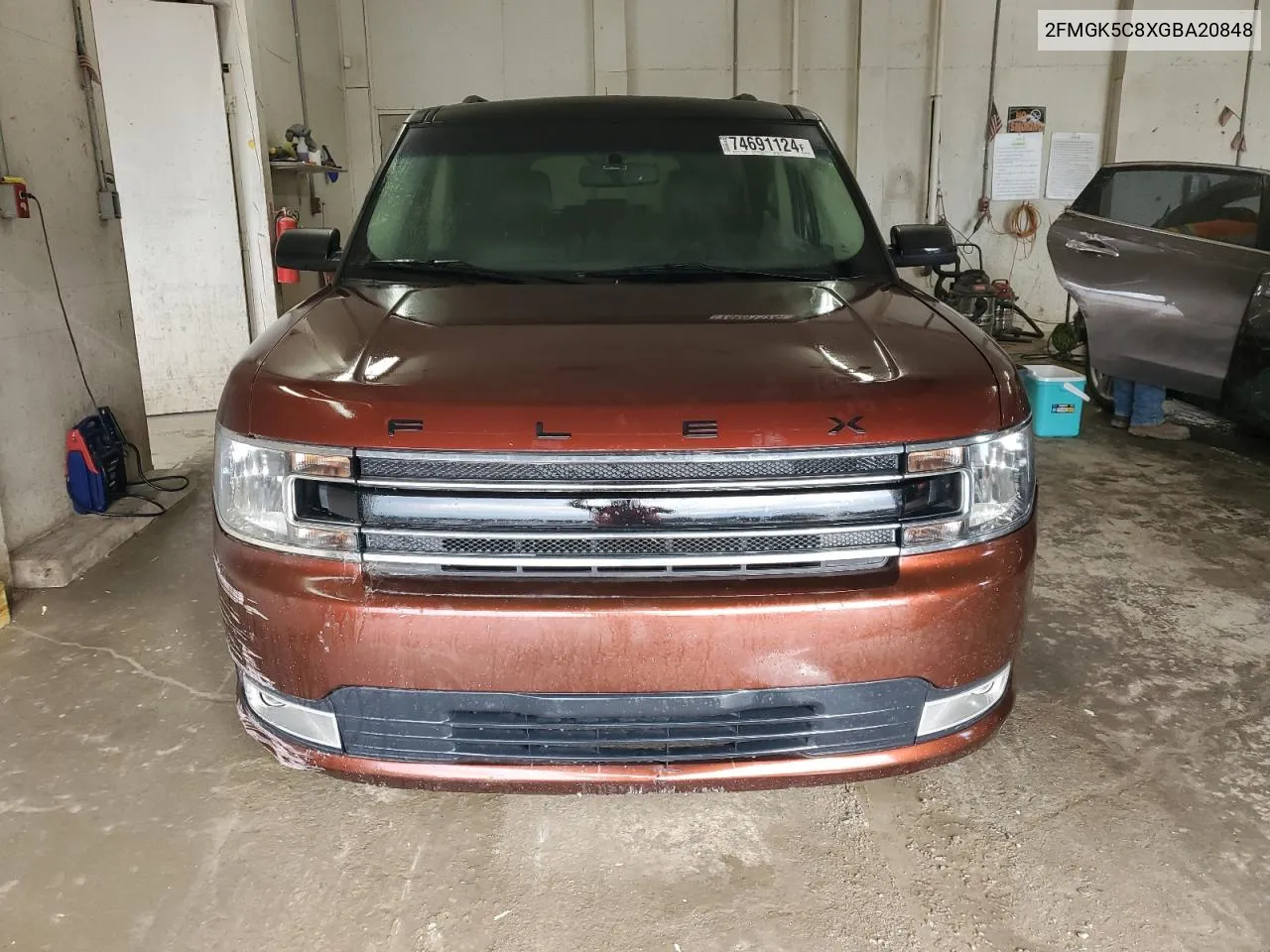 2016 Ford Flex Sel VIN: 2FMGK5C8XGBA20848 Lot: 74691124