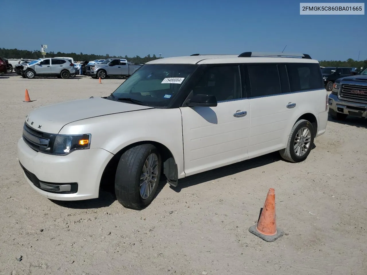 2016 Ford Flex Sel VIN: 2FMGK5C86GBA01665 Lot: 75466884