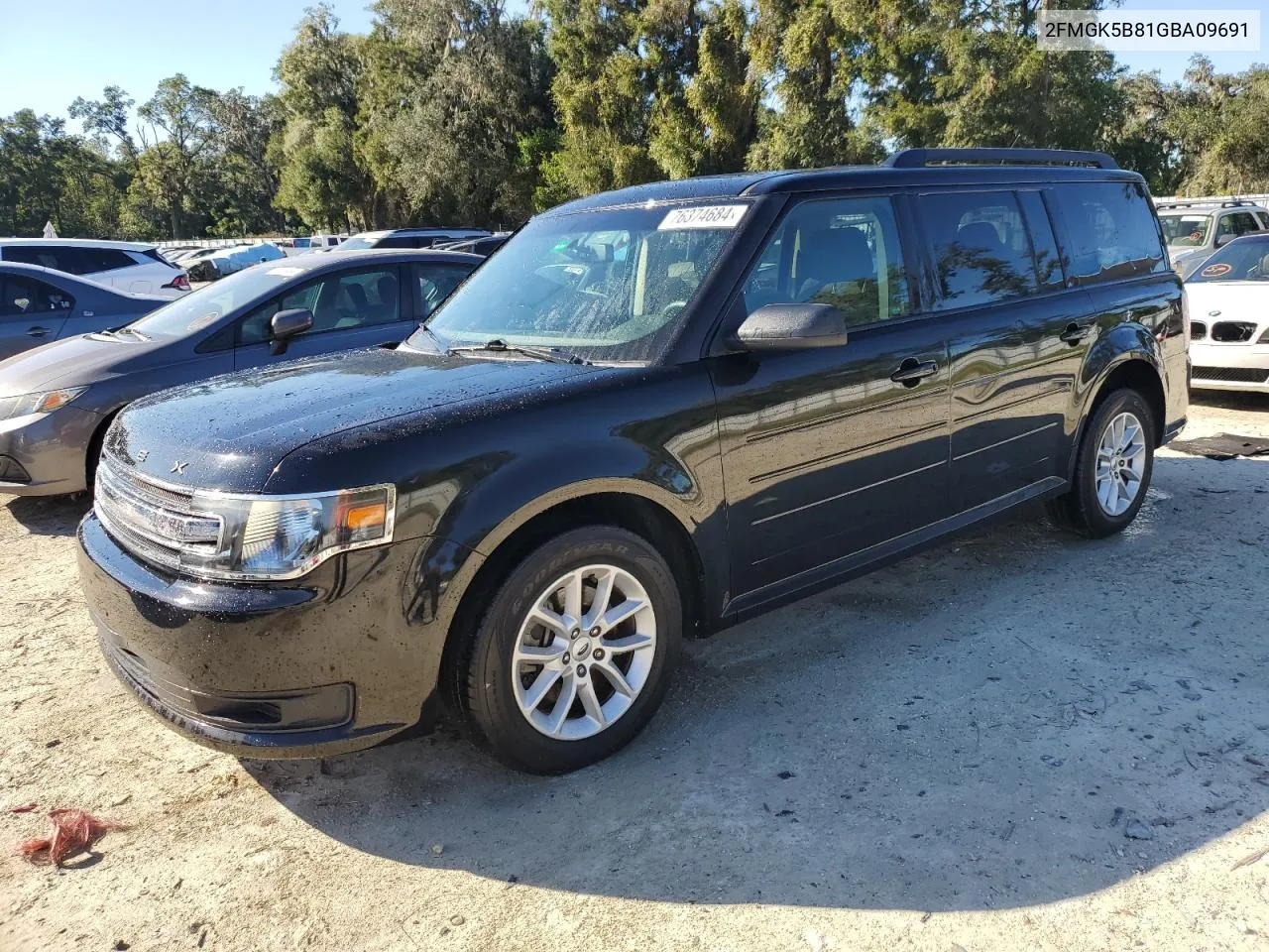 2016 Ford Flex Se VIN: 2FMGK5B81GBA09691 Lot: 76374684