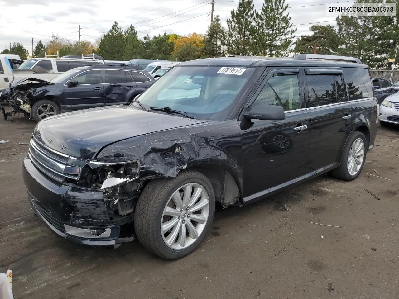 2016 Ford Flex Sel VIN: 2FMHK6C80GBA06578 Lot: 77039914