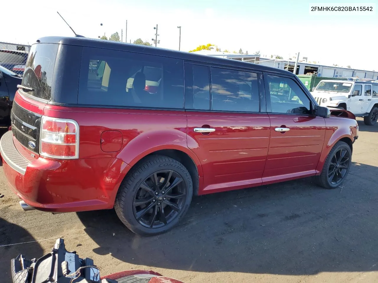 2016 Ford Flex Sel VIN: 2FMHK6C82GBA15542 Lot: 77221894