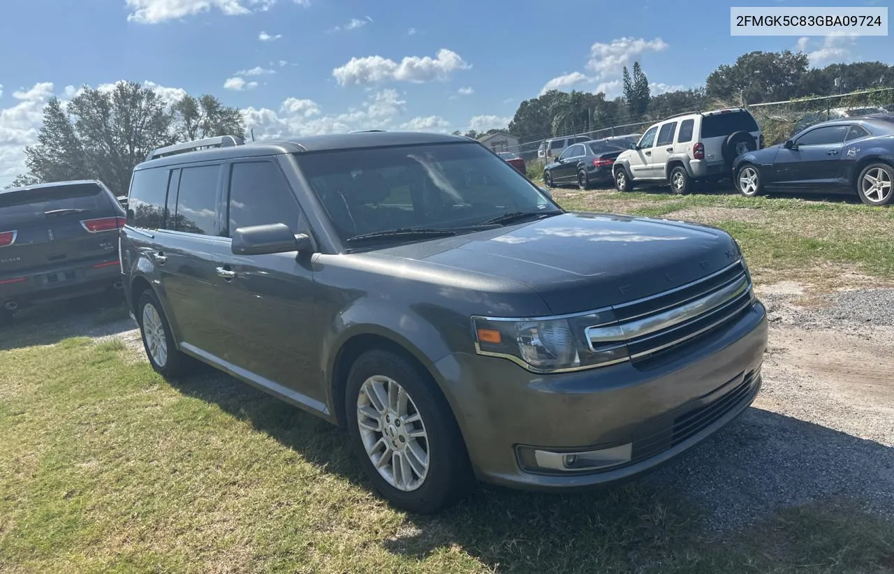 2016 Ford Flex Sel VIN: 2FMGK5C83GBA09724 Lot: 77882914