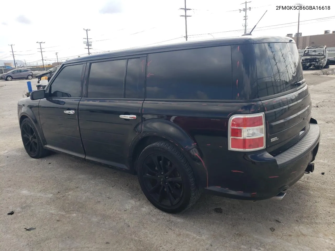 2016 Ford Flex Sel VIN: 2FMGK5C86GBA16618 Lot: 78200014