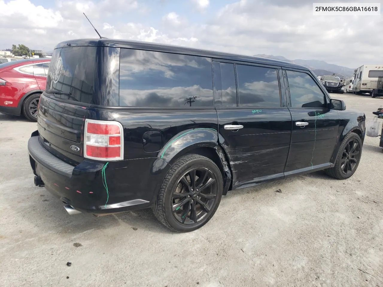 2016 Ford Flex Sel VIN: 2FMGK5C86GBA16618 Lot: 78200014