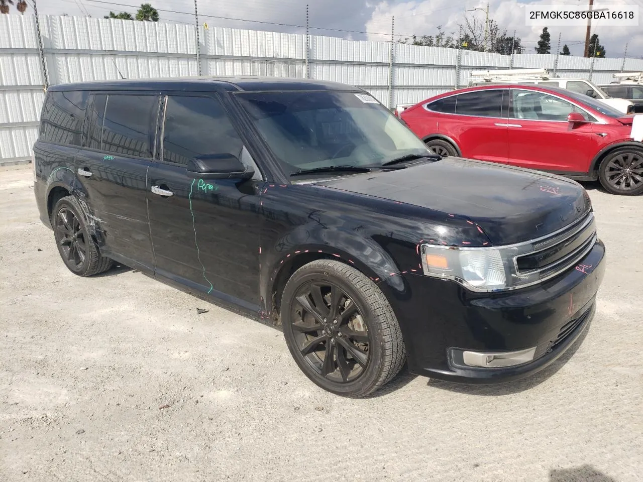 2016 Ford Flex Sel VIN: 2FMGK5C86GBA16618 Lot: 78200014