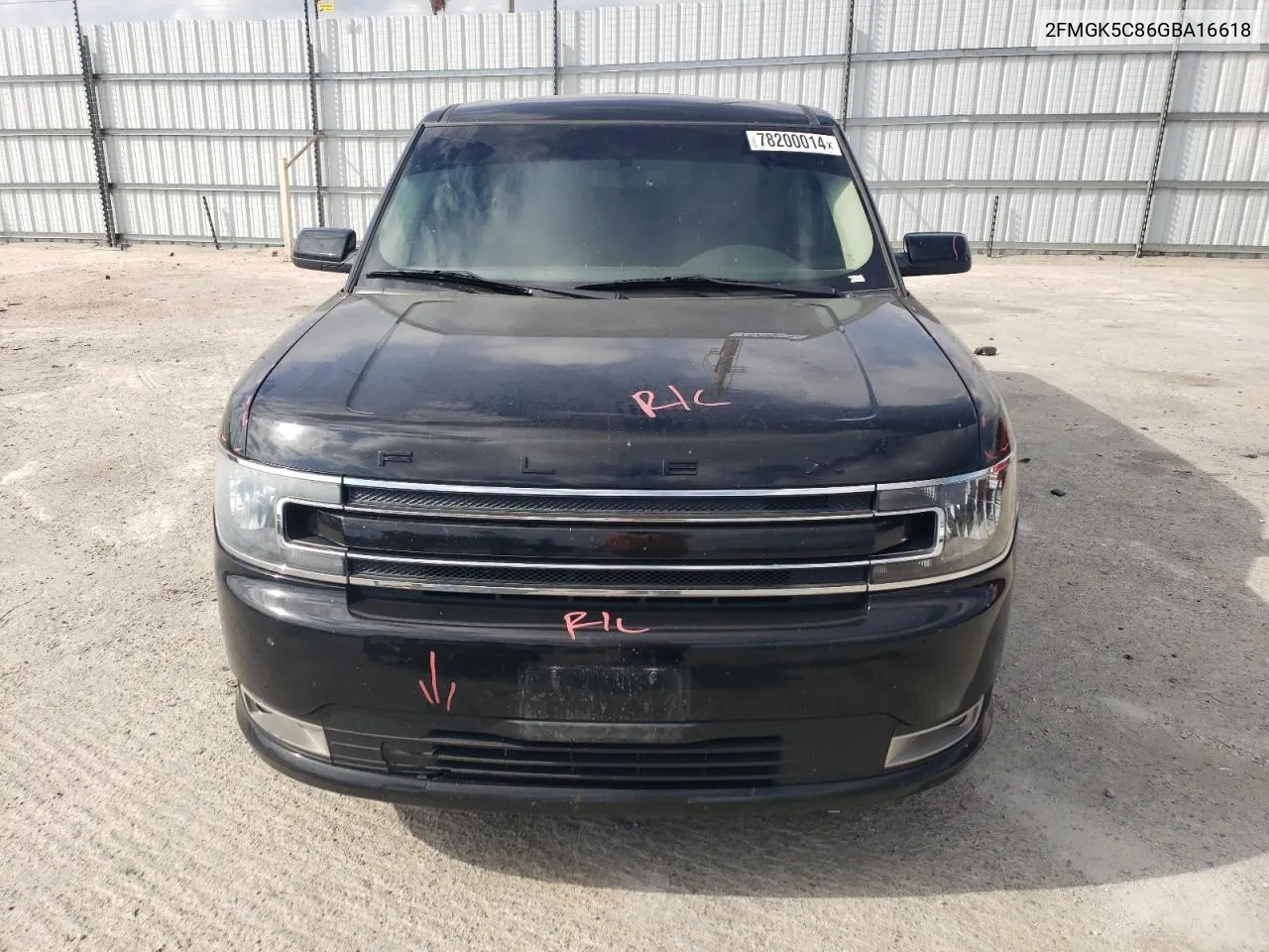 2016 Ford Flex Sel VIN: 2FMGK5C86GBA16618 Lot: 78200014